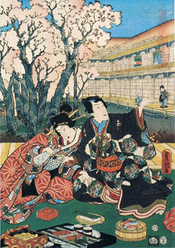 Picture painted by Utagawa Toyokuni III 