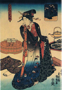 Picture painted by Utagawa Toyokuni III 